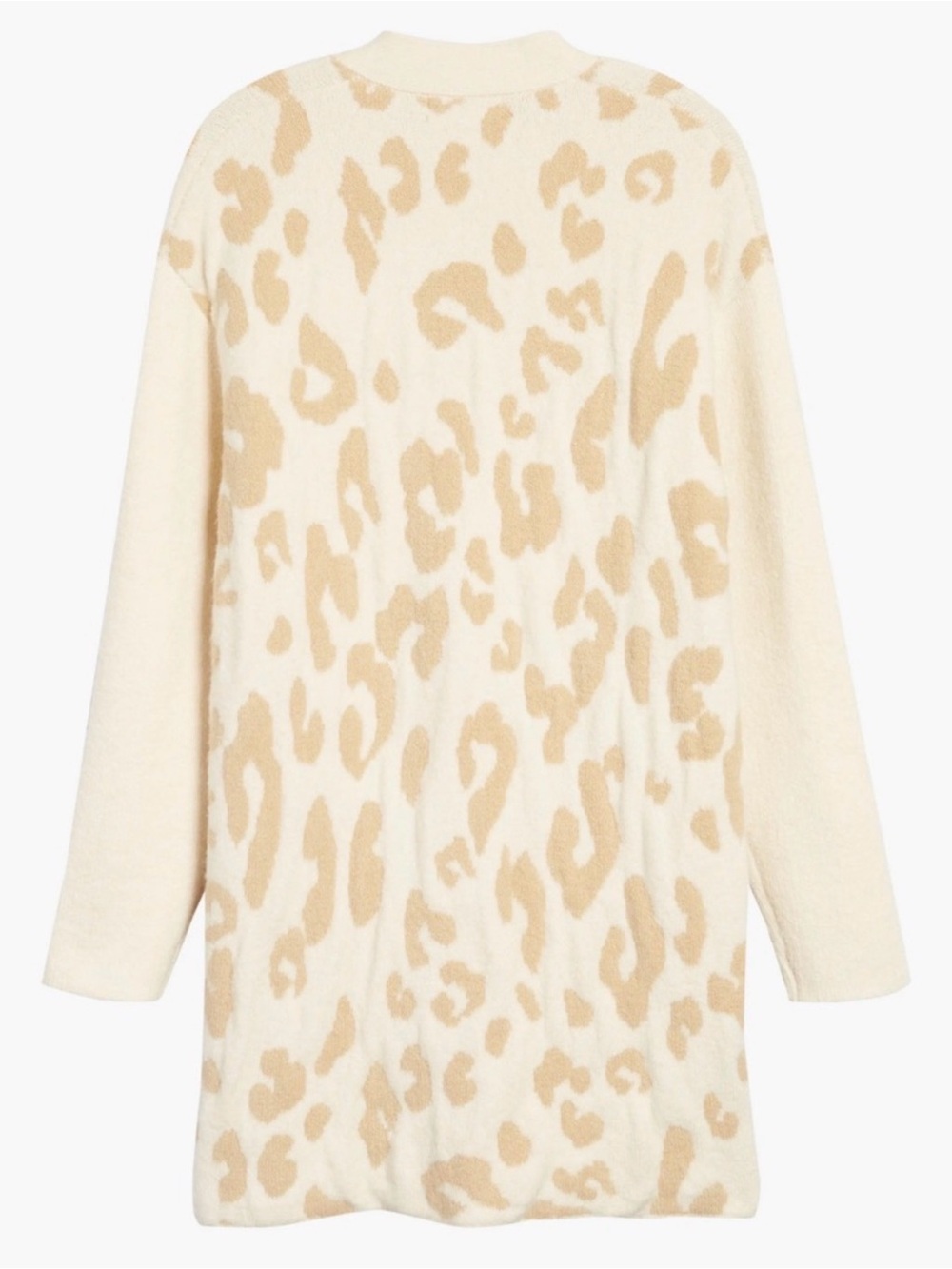 Treasure & Bond Nordstrom Women’s Animal Print V-neck long cardigan XL - Picture 2 of 9